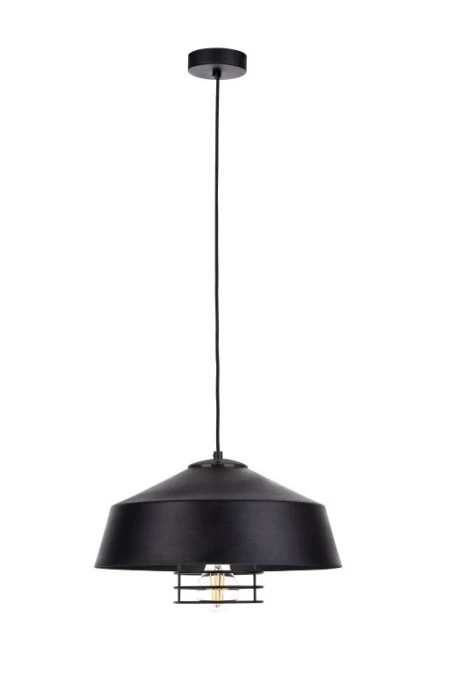 Lampa wisząca nowoczesna loftowa 1xE27 ELECTRA BLACK - obrazek 1
