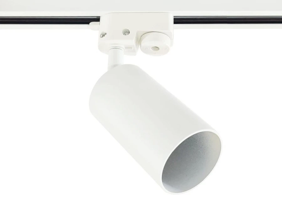 Lampa Szynowa na Żarówkę GU10 Maat Biała Jednofazowa - obrazek 2