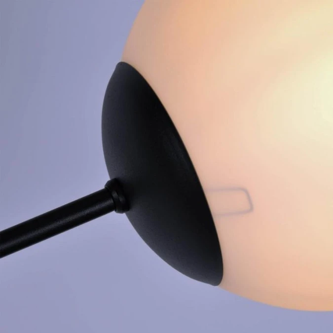 Lampa sufitowa SAVOY, sześć szklanych kloszy kul na metalowych ramionach, gwint E27 K‑4925 Kaja Lighting - obrazek 3
