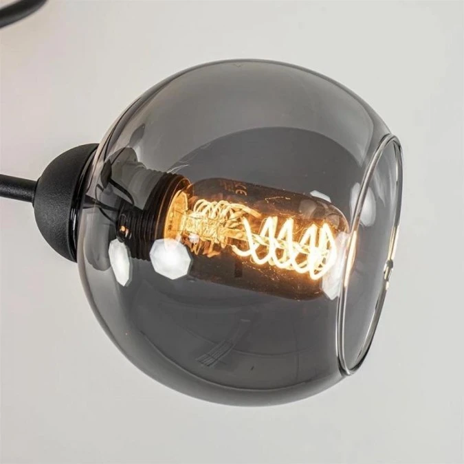 Lampa sufitowa nowoczesna 3xE27 BLOM BLACK - obrazek 2