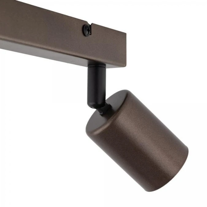 Lampa sufitowa brązowa 2x reflektorki na listwie TOP BROWN 6180 TK Lighting - obrazek 2