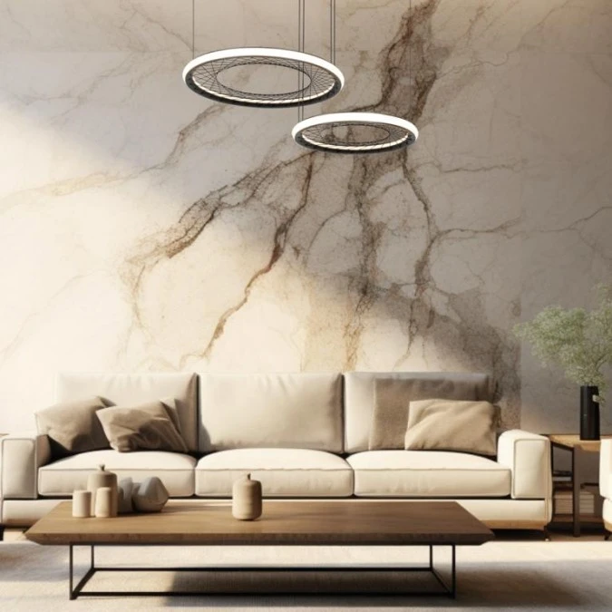 Lampa wisząca NEST 77W LED 61+41cm ML0525 Milagro - obrazek 3