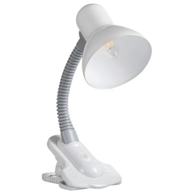 Lampka biurkowa max 10W LED E27 IP20 II klasa SUZI HR‑60‑W biały 07154 - obrazek 1