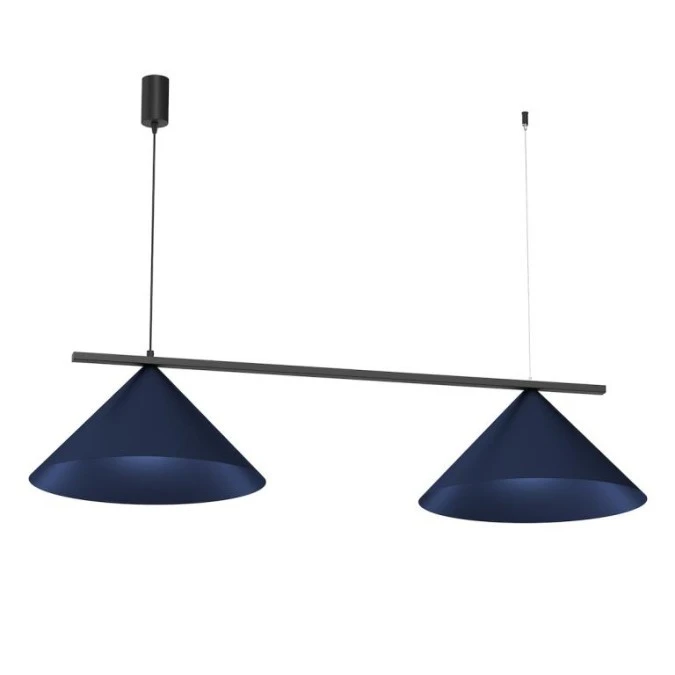 Lampa wisząca CAPITAL BLACK/NAVY BLUE 2XGX53 MLP1531 Milagro - obrazek 1