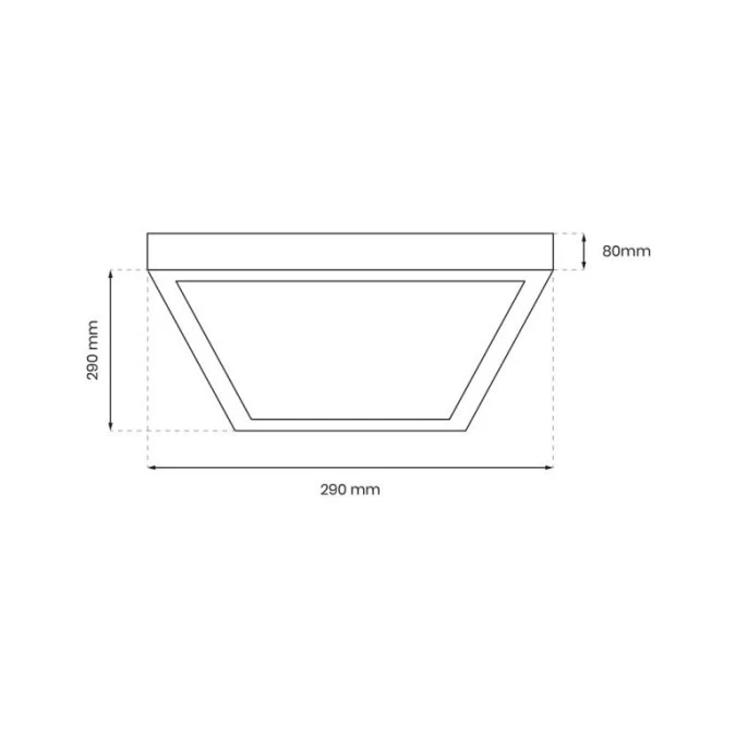 Lampa Sufitowa Casilla 12W LED 4000K Ø290 mm EK75277 Milagro - obrazek 2