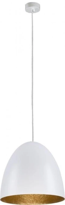 LAMPA WISZĄCA EGG M BIAŁO‑ZŁOTY 9021 Nowodvorski - obrazek 1