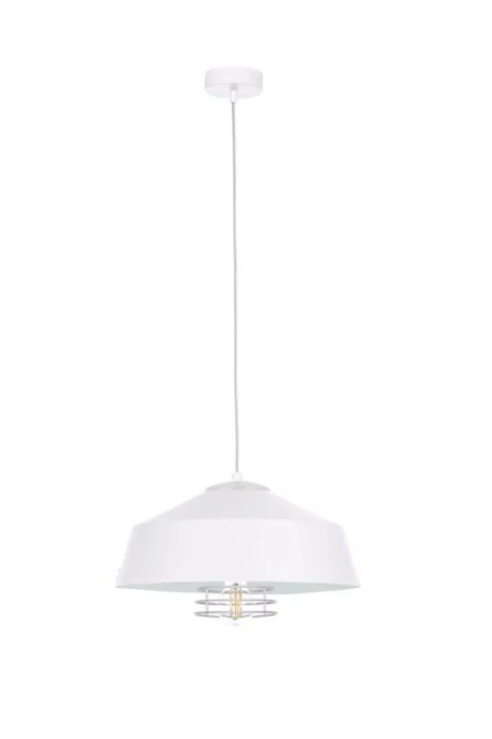 Lampa wisząca nowoczesna loftowa 1xE27 ELECTRA WHITE - obrazek 1