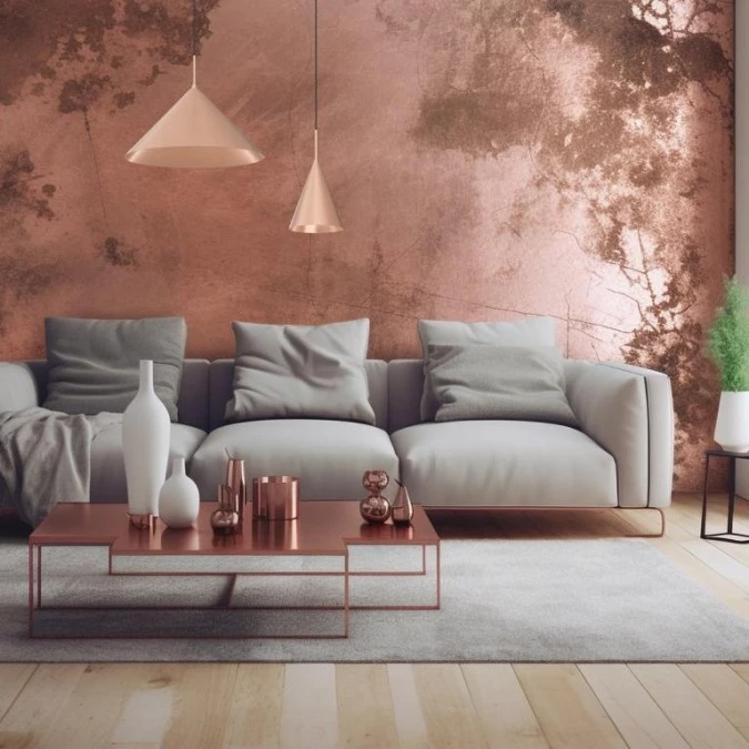 Lampa wisząca CAPITAL ROSE GOLD Ø46cm 1xGX53 MLP0954 Milagro - obrazek 3