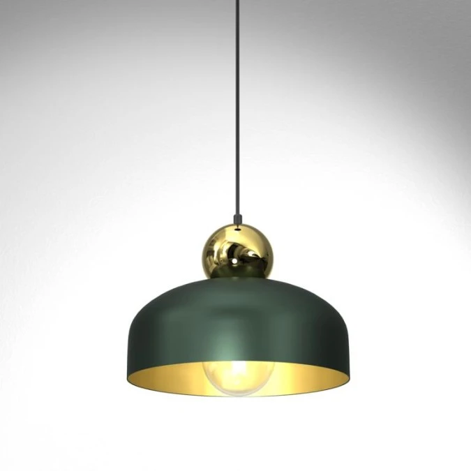 Lampa Wisząca HARALD GOLD/GREEN 1xE27 MLP7694 Milagro - obrazek 2