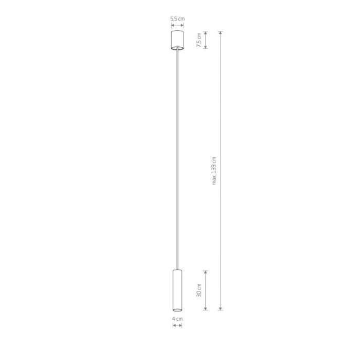 Lampa wisząca FOURTY M Szary 10902 Nowodvorski Lighting - obrazek 2