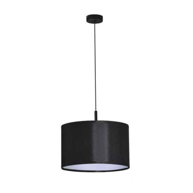 Lampa wisząca SIMONE BLACK, czarny stylowy abażur na E27, do salonu K‑4320 Kaja Lighting - obrazek 1