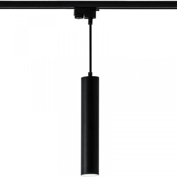 Lampa Wisząca Szynoprzewód Zwis 29cm Reflektor GU10 LED SOPLO Czarny LUMILED - obrazek 1