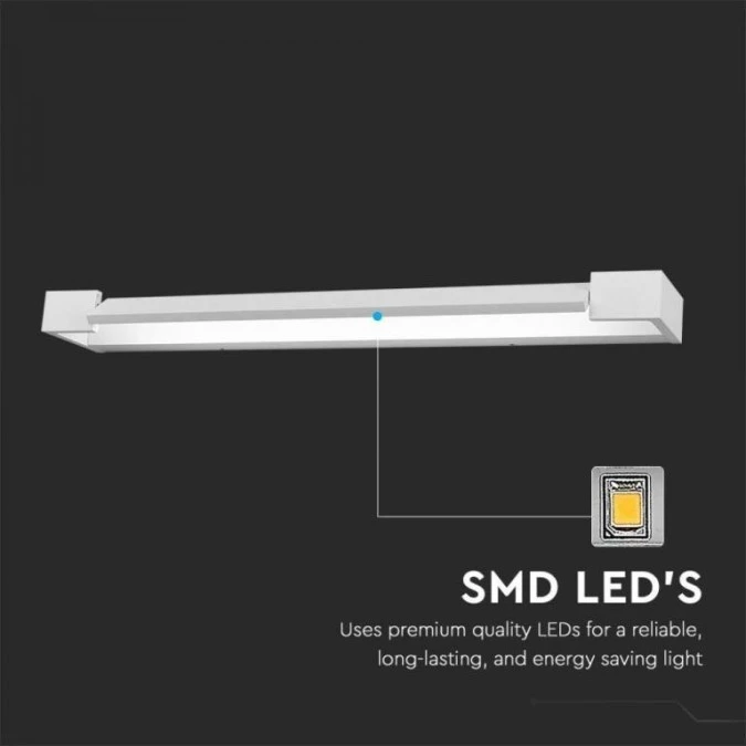 Lampa Ścienna LED 18W 1800lm 4000K IP44 Biały 218534 - obrazek 3