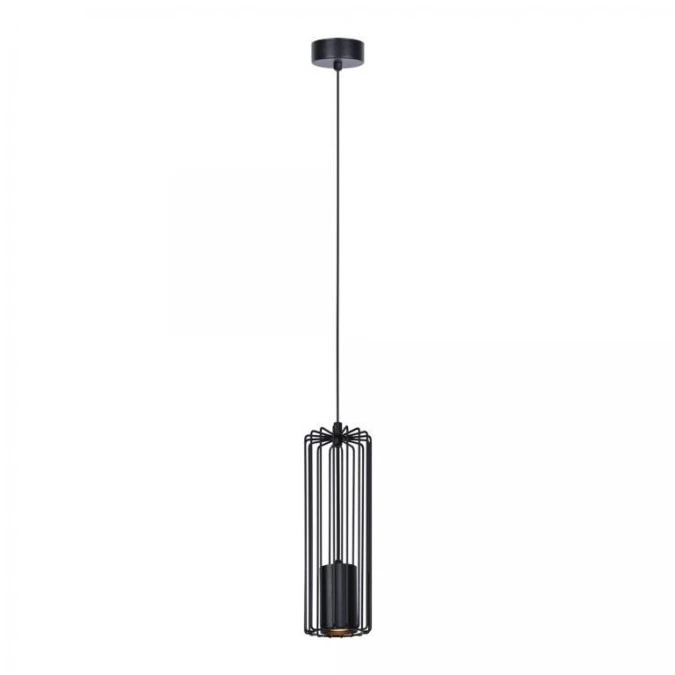 Lampa wisząca FALCON z drucianym czarnym kloszem klatką na GU10 K‑4930 Kaja Lighting - obrazek 1