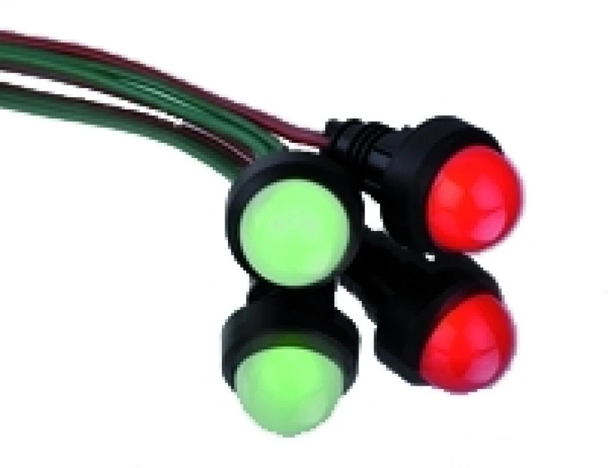 Lampka sygnalizacyjna LED 10mm żółta 24V AC LS LED 10 Y 24 004770809 - obrazek 1