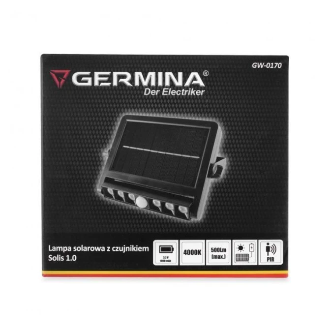 Lampa solarowa z czujnikiem Solis 1.0 GW‑0170 - obrazek 2