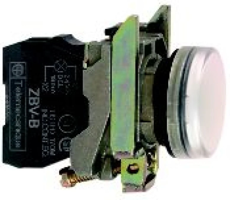 Lampka sygnalizacyjna 22mm biała 110‑120V AC XB4BVG1 - obrazek 3