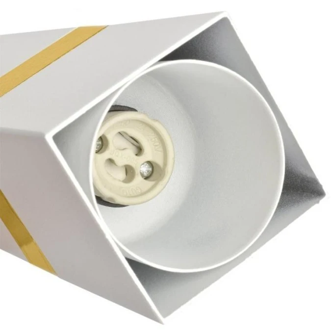 Lampa wisząca VIDAR WHITE/GOLD 3xGU10 MLP6276 Milagro - obrazek 3