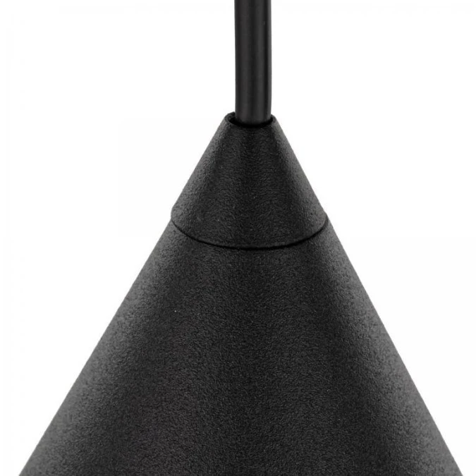 Lampa wisząca z kloszem w kształcie stożka czarna CONO 10058 TK Lighting - obrazek 2