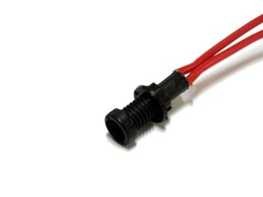 Lampka LED czerwona 230V AC/DC (klosz 3mm) - obrazek 1