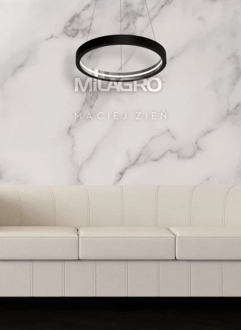 Lampa Wisząca CASSIOPEIA 8,5W LED w kolorze czarnym MILAGRO BY MACIEJ ZIEŃ - obrazek 2