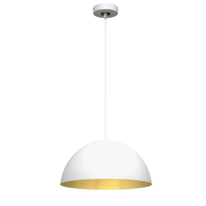 Lampa wisząca BETA WHITE/GOLD 1xE27 35cm MLP7897 Milagro - obrazek 1