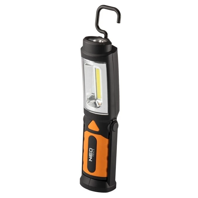 Lampa warsztatowa bateryjna 3W 300lm 2w1 NEO + baterie 3xAA - obrazek 2