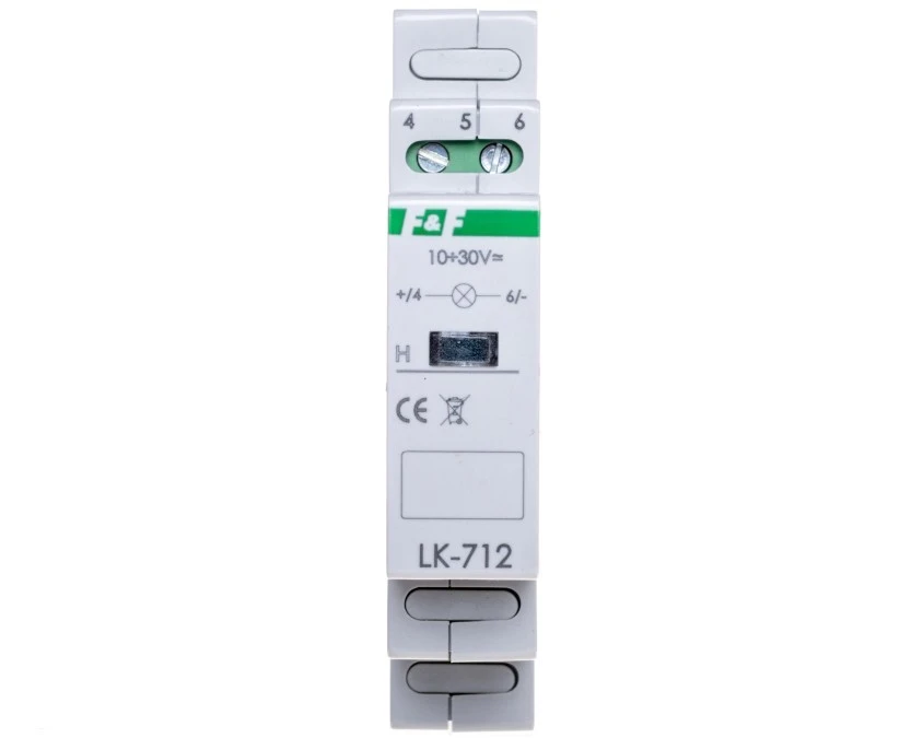 Lampka modułowa 1‑fazowa niebieska LK‑712B‑10‑30V - obrazek 2
