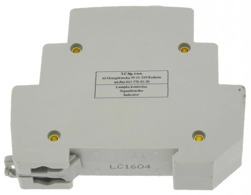 Lampka kontrolna modułowa sygnalizacyjna L60 żółta - obrazek 3