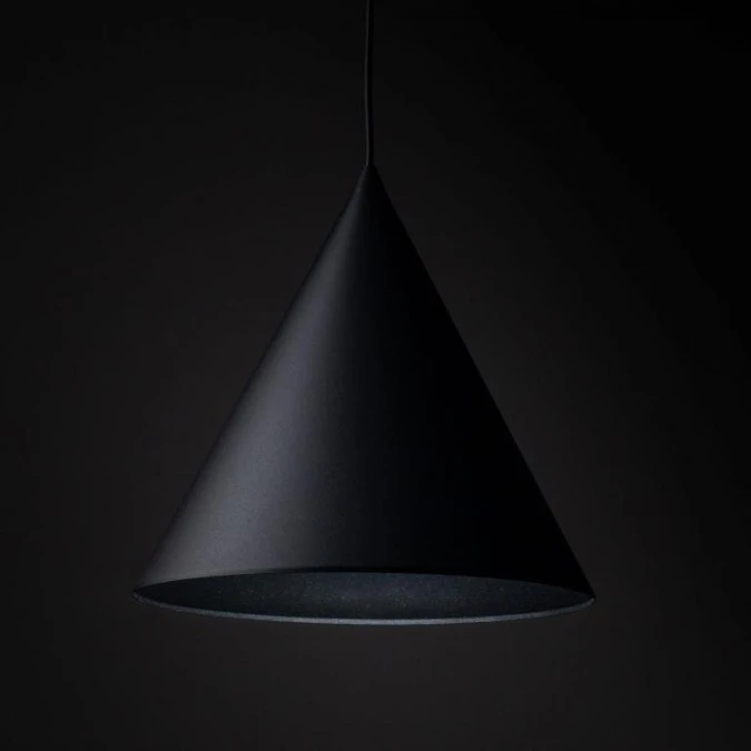 Lampa wisząca czarna nowoczesna CONO E27 klosz‑stożek 10057 TK Lighting - obrazek 2