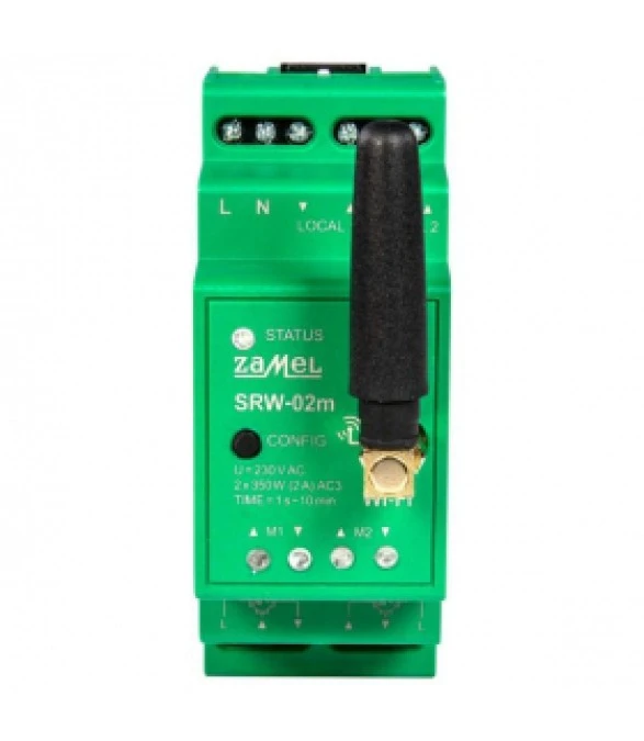 Modułowy sterownik rolet Wi‑Fi 2‑rolety TYP: SRW‑02M SPL10000021 - obrazek 1