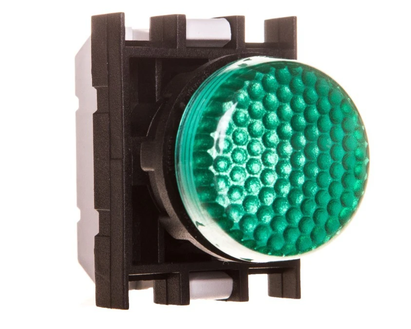 Lampka sygnalizacyjna B z LED, 100‑230V AC, zielona T0‑B0Y0XY - obrazek 1