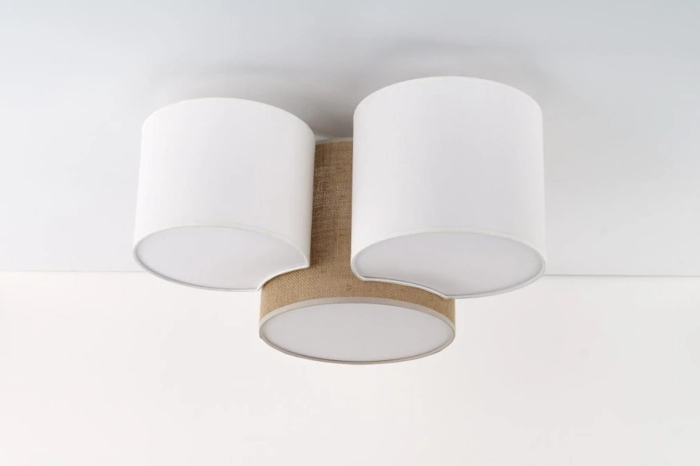 Lampa sufitowa boho z trzema kloszami MONA JUTA na E27 5907 TK Lighting - obrazek 1