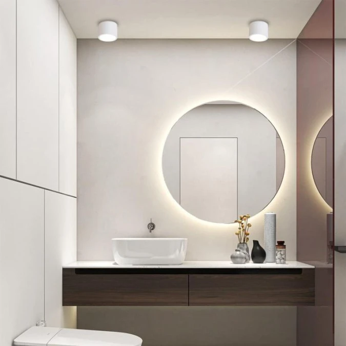 Lampa sufitowa Kendal oprawa natynkowa 1 x GX53 biała LP‑6331/1SM IP65 WH Light Prestige - obrazek 2