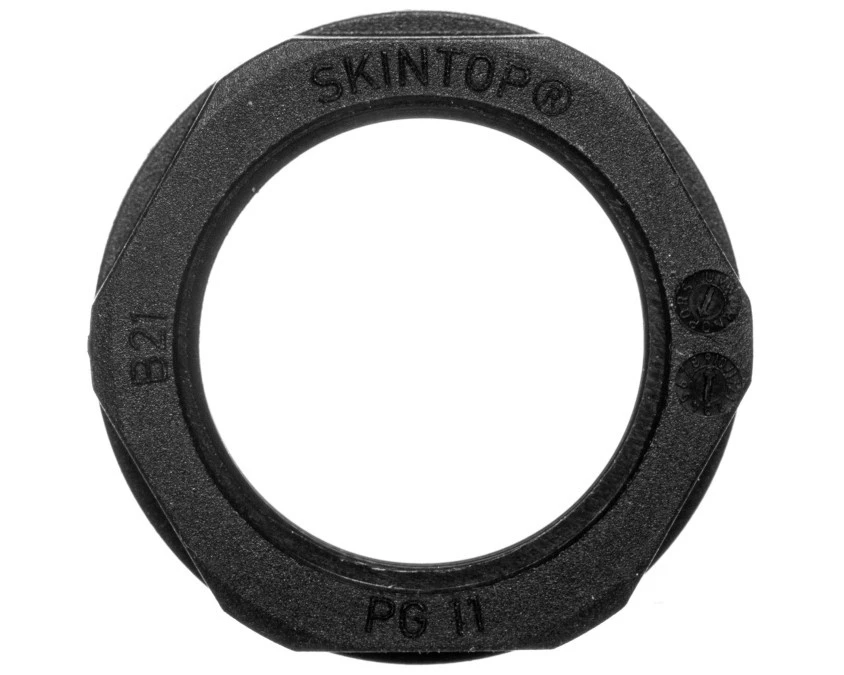 Nakrętka poliamidowa PG11 SKINTOP GMP‑GL 11 czarna 53019220 /100szt./ - obrazek 1
