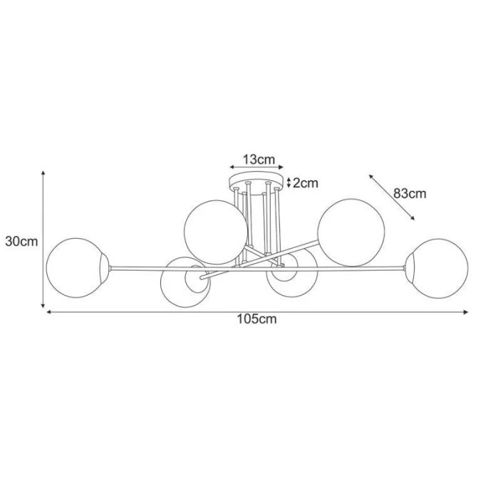 Lampa sufitowa K‑5404 z serii LUMIA Kaja Lighting - obrazek 3