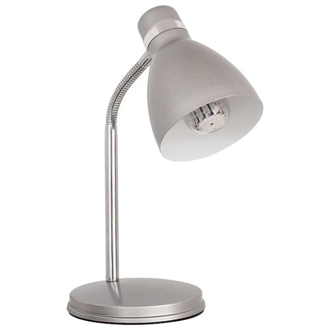 Lampka biurkowa max 10W LED E27 kl.II IP20 ZARA HR‑40‑SR srebrny 7560 - obrazek 2
