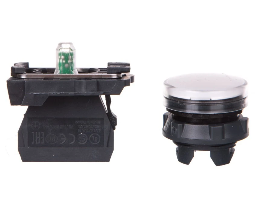 Lampka sygnazlizacyjna 22mm biała 24V AC/DC XB5AVB1 - obrazek 1