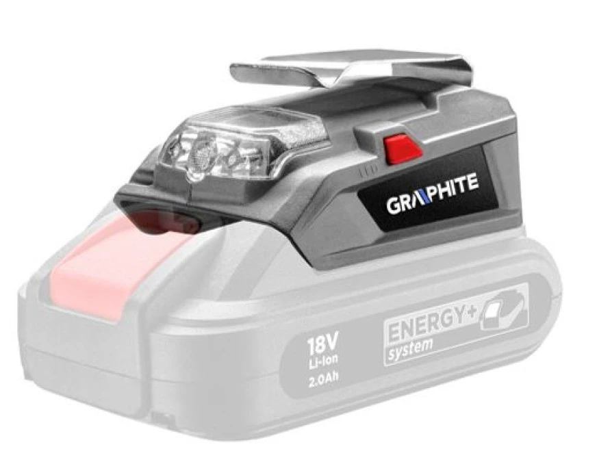 Latarka akumulatorowa 18V Li‑lon Energy+ z wyjściem USB 58G025 - obrazek 1