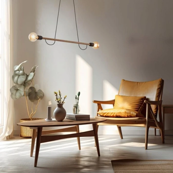 Lampa wisząca HELIX WOOD ORZECH 4948 TK Lighting - obrazek 2