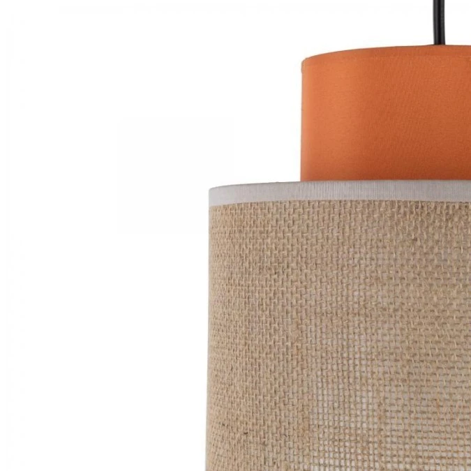 Lampa wisząca dwukolorowa DUO JUTA ORANGE na E27 3255 TK Lighting - obrazek 1