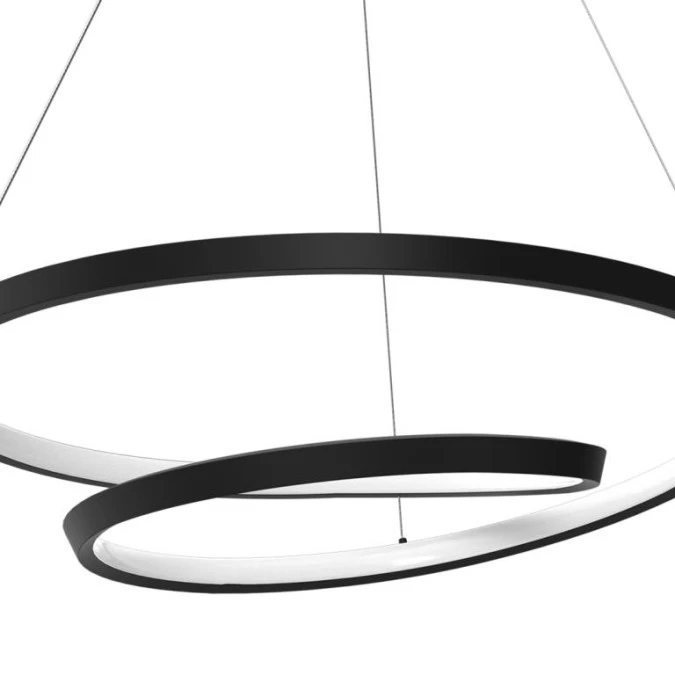 Lampa wisząca LUCERO BLACK 48W LED ML7948 Milagro - obrazek 2