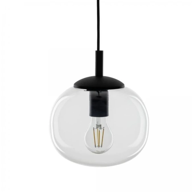 Lampa wisząca ze szklanym kloszem o śr. 20cm VIBE TRANSPARENT 5823 na E27 TK Lighting - obrazek 3