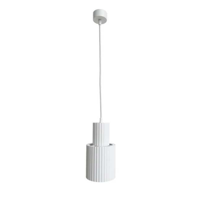 Lampa wisząca Tokio 1 Tuba duża Biała Light Prestige - obrazek 1