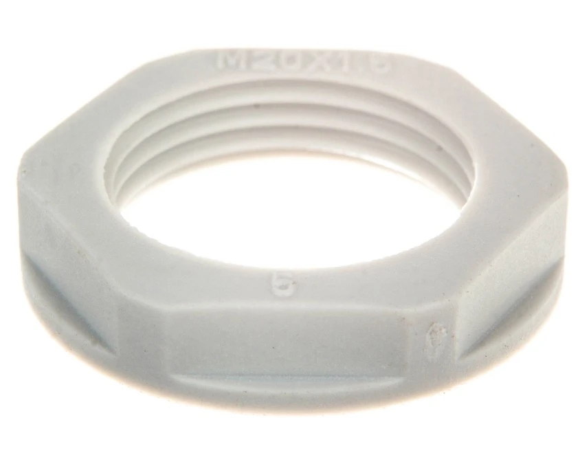 Nakrętka poliamidowa M20 szara N 20M E03DK‑02020100301 /100szt./ - obrazek 1