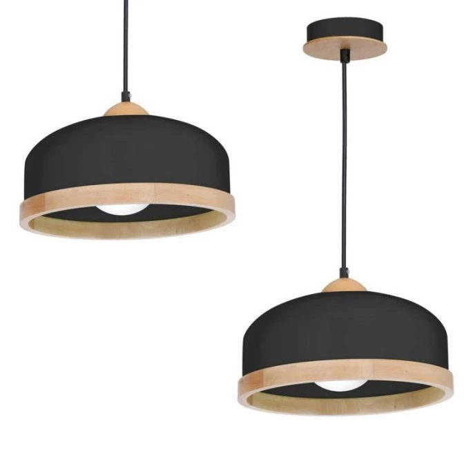 Lampa wisząca STUDIO BLACK 1xE27 MLP8851 Milagro - obrazek 2