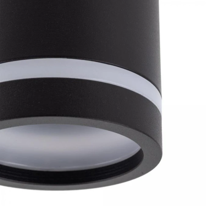 Lampa sufitowa spot czarny – tuba natynkowa JET BLACK DOWNLIGHT 1* GU10 6918 TK Lighting - obrazek 3