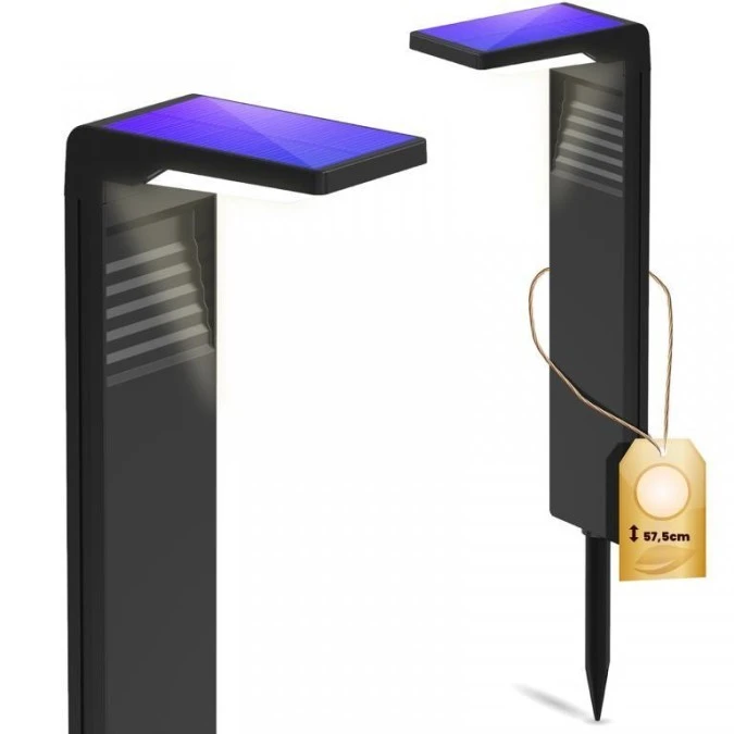 Lampa Solarna Ogrodowa LED Wbijana Słupek 41cm HORIUS 4000K IPX4 LUMILED - obrazek 2