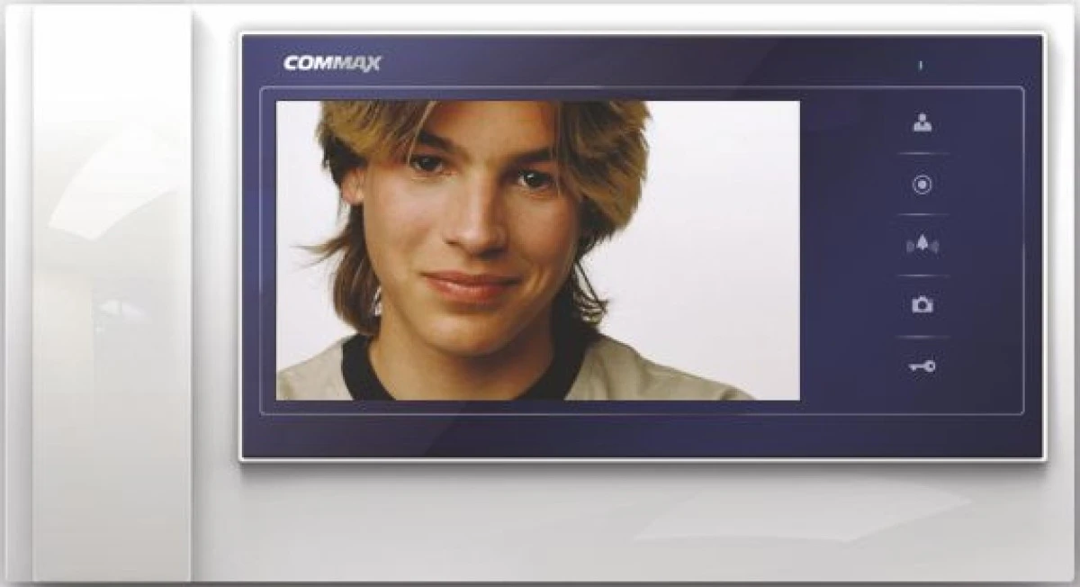 Monitor wideodomofonowy kolorowy LCD 7 cali bezłuchawkowy Blue Crystal niebieski interkom CDV‑70U blue - obrazek 1