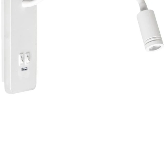 Lampka nocna BASE 8W+2W WHITE ML6349 Milagro - obrazek 3